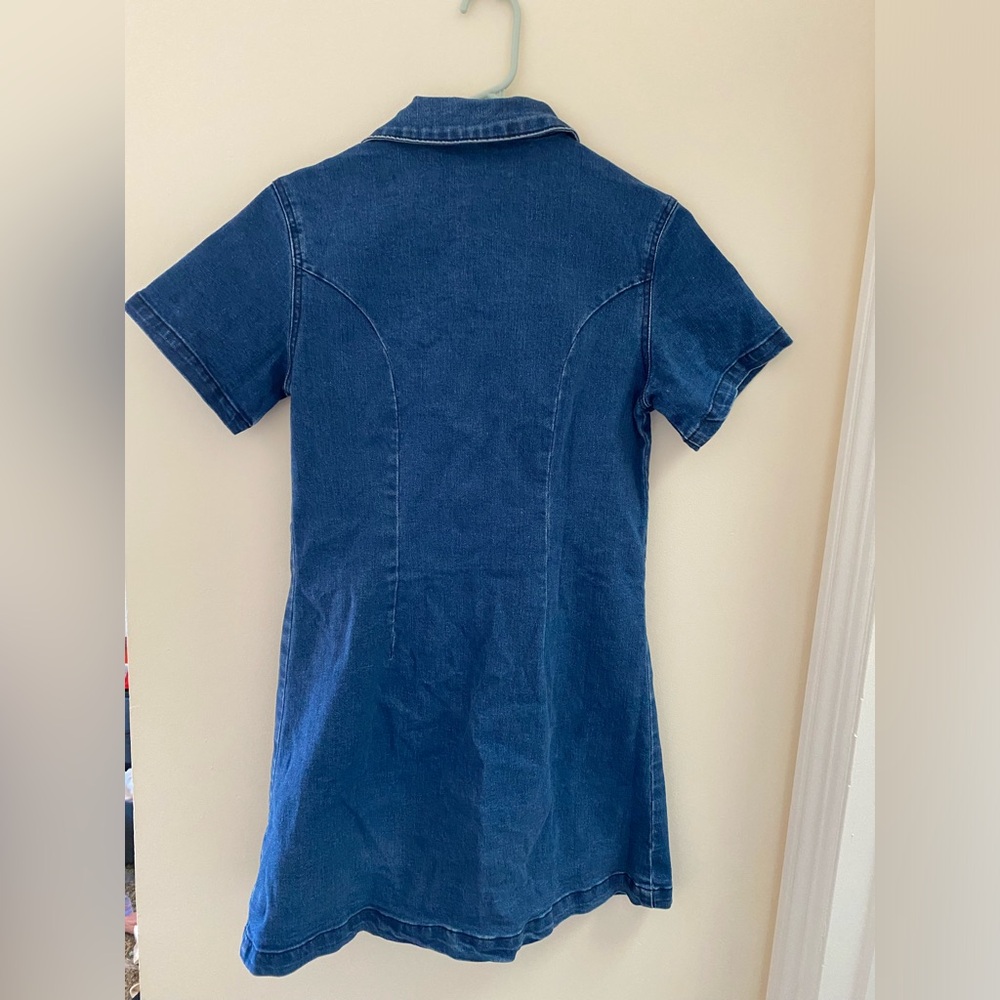 Commense cute gold button denim dress New without tag - Picture 6 of 6